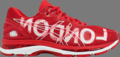 Лимитированные кроссовки gel nimbus 20 london Asics, красный