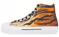 Кроссовки мужские Burberry Tiger Print, коричневый / белый