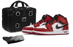 Jordan Air Jordan 1 винтажные баскетбольные кроссовки мужские, Black/Red