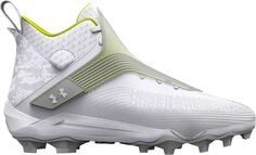Мужские футбольные бутсы Under Armour Hammer MC, белый/серебристый