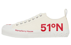 Кроссовки мужские Burberry Low-Top, белый / красный