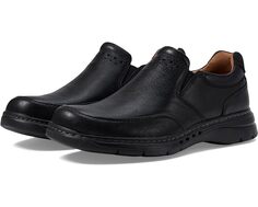 Лоферы Clarks Un Brawley Step, цвет Black Tumbled Leather