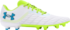 Кроссовки Magnetico Pro 3 FG White High Vis Yellow, белый Under Armour