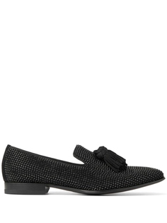 Jimmy Choo слиперы Foxley с кристаллами, черный