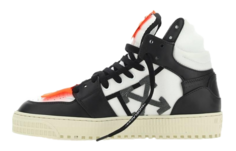 Кроссовки мужские Off-White, черный / белый / оранжевый