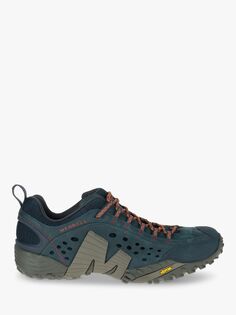 Мужские кожаные прогулочные туфли Merrell Intercept, Blue Wing