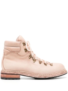 Ботинки на шнуровке Guidi, розовый