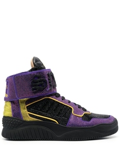 Кроссовки Pleindogg из коллаборации со Snoop Dogg Philipp Plein, фиолетовый