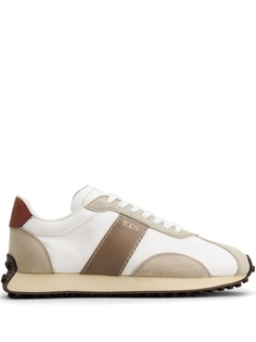 Tods кроссовки Gommino со вставками, белый Tod’S