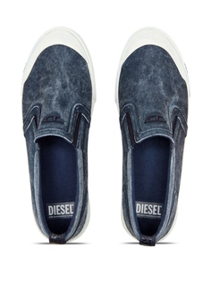 Diesel слипоны S-Athos из денима, синий