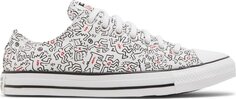 Кроссовки Converse Keith Haring x Chuck Taylor All Star Low Dancing Figures Allover Print, белый