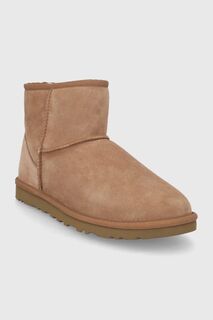 Замшевые зимние ботинки Ugg, коричневый