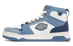 Кроссовки Dickies Skateboarding Shoes Men High-top White/Blue, белый/синий