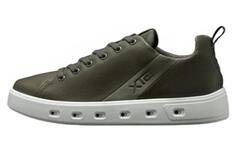 Street 720 Series Стильные мужские кроссовки для скейтбординга с низким верхом, армейский зеленый Ecco