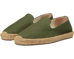 Туфли Soludos Smoking Slipper Espadrille, цвет Olive Green