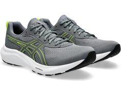 Кроссовки ASICS GEL-Contend 9, цвет Steel Grey/Safety Yellow