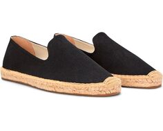 Туфли Soludos Smoking Slipper Espadrille, цвет Noche Black