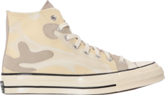 Кроссовки Converse Chuck 70 High Egret Camo, белый