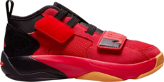 Кроссовки Jordan Zion 2 PS Red Suede Gum, красный