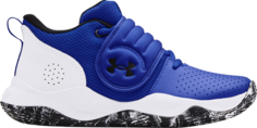 Кроссовки Under Armour Zone BB GS Royal White, синий