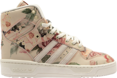 Кроссовки Adidas Eric Emanuel x Rivalry Hi OG Floral, розовый