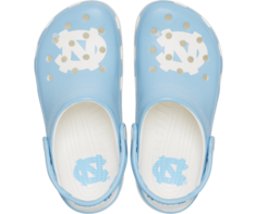 Классические сабо Univ of North Carolina Crocs мужские, цвет White