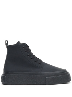 MM6 Maison Margiela высокие кеды, черный