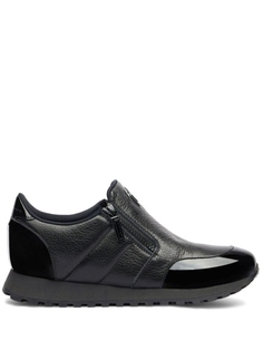 Лоферы Idle Run на молнии Giuseppe Zanotti, черный