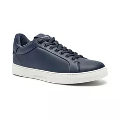 Кожаная спортивная обувь Emporio Armani, синий