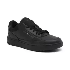 Кожаные кроссовки th Basket Core ess Tommy Hilfiger, черный