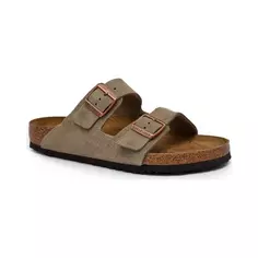 Кожаные тапочки Arizona SFB Birkenstock, коричневый