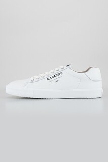 Кожаные спортивные кроссовки с логотипом Allsaints, белый