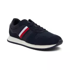 Кроссовки Runner evo mix, BDs с добавлением кожи Tommy Hilfiger, синий