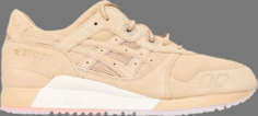 Кроссовки clot x gel lyte 3 sand Asics, загар