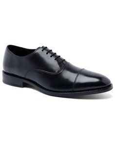 Мужские кожаные модельные туфли-оксфорды clinton cap-toe Anthony Veer, черный
