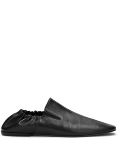 Кожаные лоферы-слипоны DRIES VAN NOTEN, черный