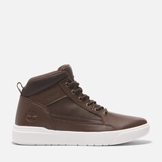 Мужские кроссовки Allston Mid на шнуровке Timberland, цвет Medium Brown Full-Grain