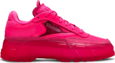 Кроссовки cardi b x wmns club c dynamic pink Reebok, розовый