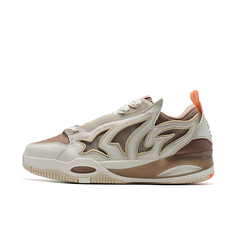 Кроссовки XTEP Skateboarding Shoes Men Low-top White Sand Ash / Fungus Mushroom Brown, белый