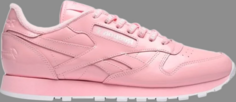Кроссовки opening ceremony x classic leather pink glow Reebok, розовый