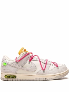Кроссовки Dunk Low Nike X Off-White, серый