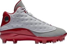 Бутсы Air Jordan 13 Retro MCS Grey Toe, красный