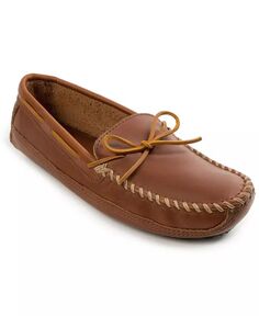 Мужские кожаные лоферы Essential Driver Minnetonka, коричневый