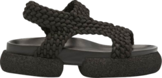 Кроссовки Dries Van Noten Braided Sandal Black, черный