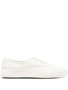 Кожаные Кроссовки Common Projects с логотипом, бежевый
