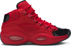 Кроссовки question mid scarlet Reebok, красный