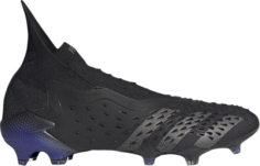 Бутсы Adidas Predator Freak+ FG Demonskin - Black Sonic Ink, черный