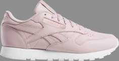 Кроссовки wmns classic leather ashen lilac Reebok, розовый