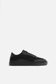 Кроссовки из многочастной сетки ZARA, черный