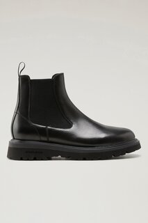 Кожаные ботинки челси Woolrich, черный